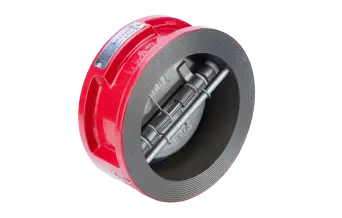 Обратный клапан двухстворчатый межфланцевый REON тип RSV30RED-T DN300 PN16